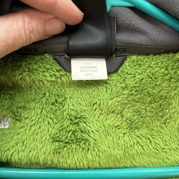 The North Face Jacket Womens Small Kelly Green Osito Full Zip Fleece Pocket Warm - Picture 12 of 13